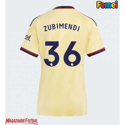Arsenal Martin Zubimendi #36 Tricou Fotbal Replică 2026-27 Femei Treilea Arsenal Martin Zubimendi #36 Tricou Fotbal Replică 2026-27 Femei Treilea